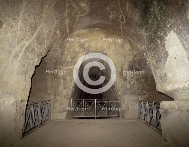 The Cave of the Cumaean Sibyl, Cumae, Italy, dated at 4th-3rdcenturies BC.  Creator: Unknown.