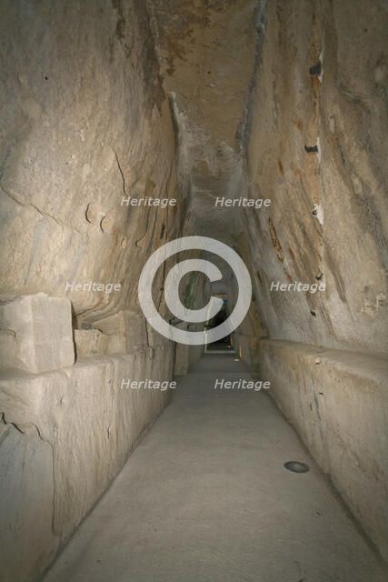 The Cave of the Sibyl, Cumae, Italy. Artist: Samuel Magal