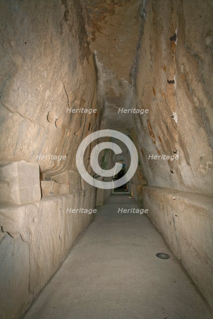 The Cave of the Sibyl, Cumae, Italy. Creator: Samuel Magal.