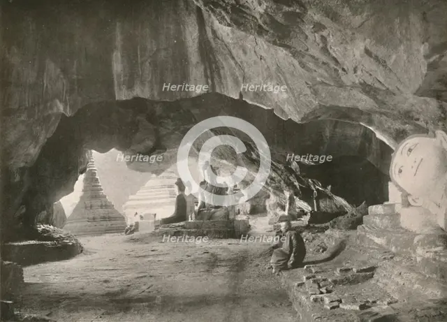 'The Caves at Moulmein', 1900. Creator: Unknown.