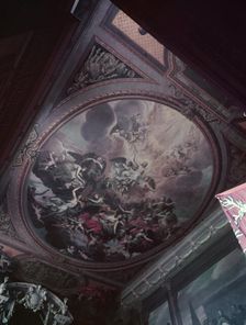 The ceiling of the Chapel of Chatsworth House, Derbyshire, c1955. Creator: Arthur Charles Kirby Ware