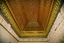 The ceiling of the Galley Chamber (Sala de la Galera) in the Alcazar of Segovia, Spain, 2007. Creator: Samuel Magal