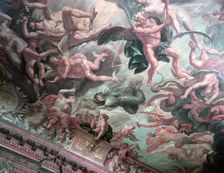 The ceiling of the State Dining Room, Chatsworth House, Derbyshire, c1955. Creator: Arthur Charles Kirby Ware