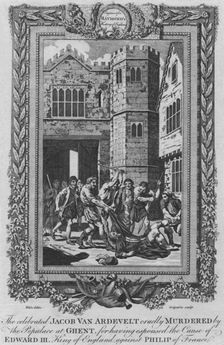 The celebrated Jacob Van Ardevelt cruelly murdered by the Populace at Ghent c1787