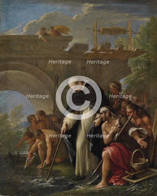 The Celebration Miracle of Saint Vincent Ferrer, Second Half of the 17th cen. Creator: Lauri, Filippo (1623-1694).