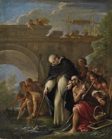 The Celebration Miracle of Saint Vincent Ferrer, Second Half of the 17th cen. Creator: Lauri, Filippo (1623-1694)