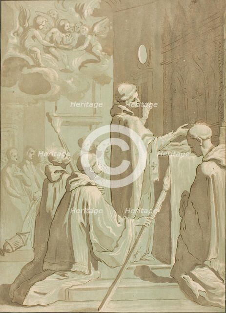 The Celebration of High Mass, c. 1776. Creator: Maria Catharina Prestel.