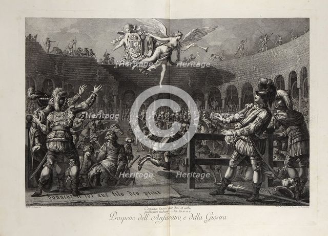The celebrations of the wedding of Duke Ferdinand of Bourbon-Parma to Archduchess..., 1769. Creator: Petitot, Ennemond (1727-1801).