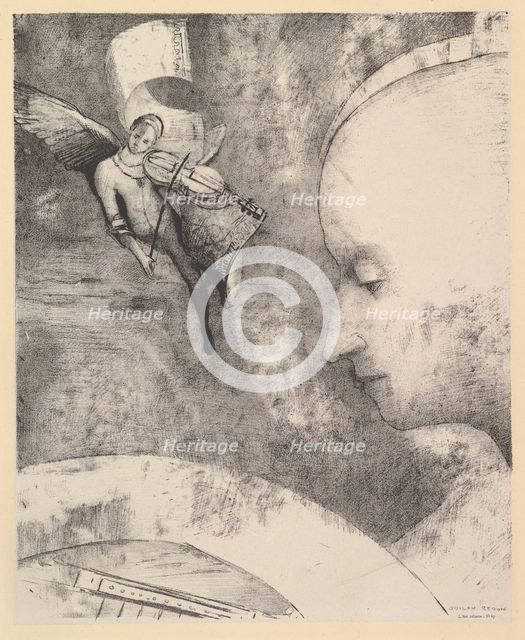 The Celestial Art, 1894. Creator: Odilon Redon.