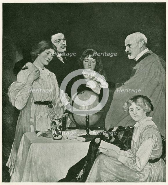 The Celestial Globe, 1911. Creator: William Strang.
