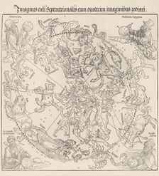 The Celestial Map- Northern Hemisphere, 1515., 1515. Creator: Albrecht Durer