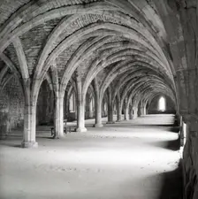 The Cellarium, Fountains Abbey, Yorkshire, c1955. Creator: Arthur Charles Kirby Ware