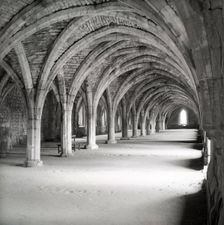 The Cellarium, Fountains Abbey, Yorkshire, c1955. Creator: Arthur Charles Kirby Ware