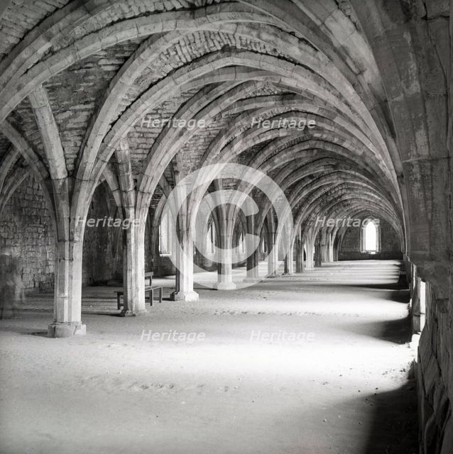 The Cellarium, Fountains Abbey, Yorkshire, c1955.  Creator: Arthur Charles Kirby Ware.