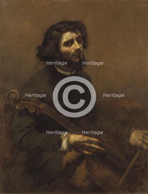 The Cellist (Self-portrait), 1847.