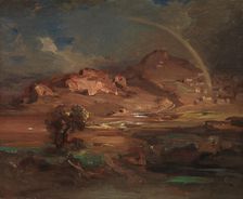 The Cemetery at Pronoia near Nauplia, ca. 1841-47. Creator: Carl Rottmann