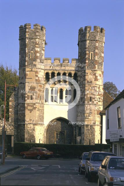 The Cemetery Gate, St Augustine's Abbey, Canterbury, Kent, 1996. Artist: J Bailey