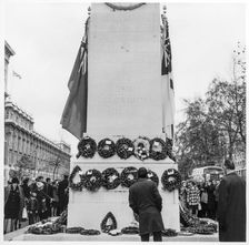 The Cenotaph, Whitehall, Westminster, City of Westminster, Greater London Authority, 1960-1985. Creator: Leonard Robin Mattock