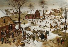 The Census at Bethlehem (The Numbering at Bethlehem), Early 17th cen.. Creator: Brueghel, Pieter, the Younger (1564-1638)