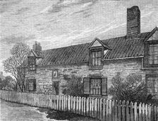 The Century of George Stephenson: Stephenson's cottage at Killingworth, 1881. Creator: Unknown