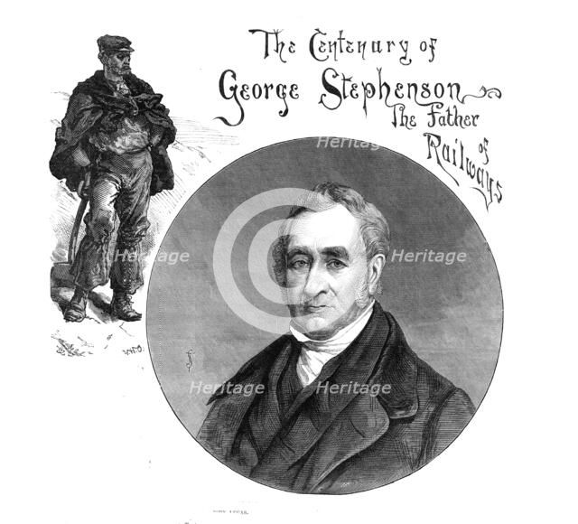 The Century of George Stephenson, the Father of Railways, 1881. Creator: Unknown.