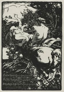The Centaur , 1896. Creator: Auguste Louis Lepère (French, 1849-1918)