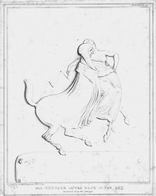 The Centaur or the Rape of the Act, Restored from the Antique 1834. Creator: John Doyle