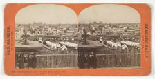 The Centennial, General View from George's Hill Showing Camp of West Point Cadets, 1876. Creator: George Barker