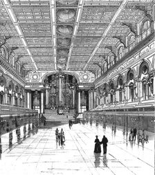 'The Centennial Hall at Sydney, New South Wales; The Interior of the largest public hall... 1890. Creator: Unknown