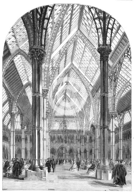 The Central Court and Arcades of the Oxford University Museum, 1860. Creator: Unknown.