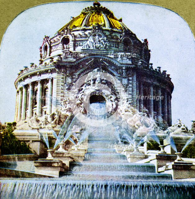 The Central Cascade from the World Fair, St Louis, Missouri. USA, 1904. Artist: Unknown