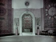 The Central Hall, The International Exhibition of Persian Art, at the Royal Academy of Arts, 1931. Creator: Unknown