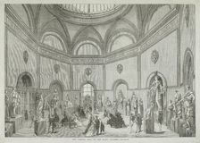 The Central Hall of the Royal Academy, 10 July 1869. Creator: Unknown