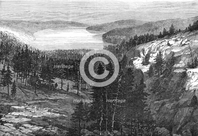 The Central Pacific Railway, North America: Donner Lake, 1868. Creator: Unknown.