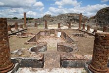 The central peristyle of the Cantaber's House, Conimbriga, Portugal, 2009. Creator: Samuel Magal