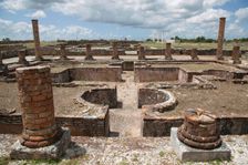 The central peristyle of the Cantaber's House, Conimbriga, Portugal, 2009. Creator: Samuel Magal
