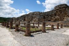 The central peristyle of the House of the Swastika Cross, Conimbriga, Portugal, 2009. Artist: Samuel Magal