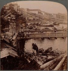 The centre of traffic - Singapore River and Kavanagh Bridge, from Surveyor's office, Singapore 19