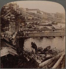The centre of traffic - Singapore River and Kavanagh Bridge, from Surveyor's office, Singapore 19