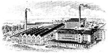 The centre of a great industry: the Wood-Milne Rubber Works, 1909. Creator: Unknown