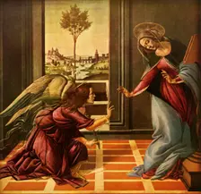 The Cestello Annunciation 1489, (1937). Creator: Sandro Botticelli