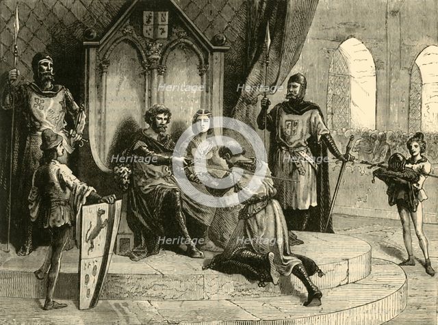 'The Ceremony of Feudal Service', (c9th-10th century), 1890.   Creator: Unknown.
