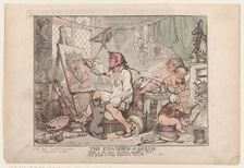 The Chamber of Genius, April 2, 1806., April 2, 1806. Creator: Thomas Rowlandson