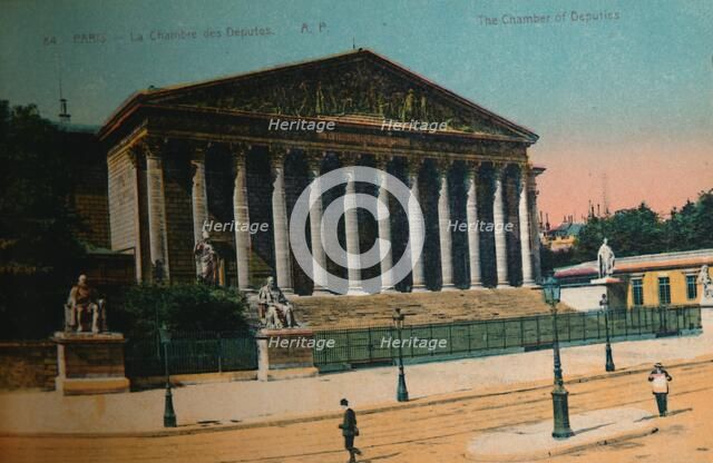 The Chamber of Deputies, Paris, c1920. Artist: Unknown.