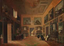 The chamber of Philip IV in the Buen Retiro Royal Palace, 1881. Creator: Vicente Poleró y Toledo