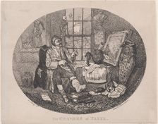 The Chamber of Taste, ca. 1785., ca. 1785. Creator: Thomas Rowlandson