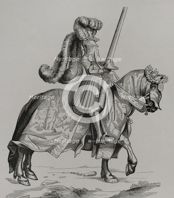 The champion of the tournament, 1877.  Creator: Unknown.