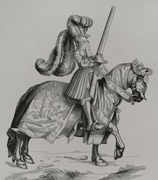 The champion of the tournament, 1877. Creator: Unknown