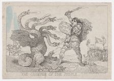 The Champion of the People, March 11, 1784., March 11, 1784. Creator: Thomas Rowlandson