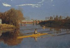 The Champion Single Sculls (Max Schmitt in a Single Scull), 1871. Creator: Thomas Eakins